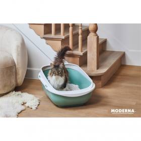 Открита котешка тоалетна Moderna Mega Step